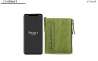 Carteras de Piel Genuina CONTACT'S para Mujeres - Carteras Cortas de Doble Pliegue, Monederos de Moda para Mujeres, Porta Tarjetas, Monedero, Clip para Dinero, Carteras para Mujeres y Hombres - details 35