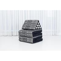 Cómodo Colchón De Suelo con Cojín De Lectura, Futón Japonés, Cama Plegable O Esterilla De Masaje Tailandés, 170 x 53 cm, Azul Claro - details 27