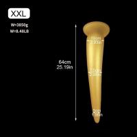 Leten Super largo de silicona Buttplug ventosa enorme Dilatador consoladores anales Butt Plug masaje de próstata juguetes para adultos para parejas - details 13