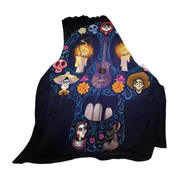 Cocos-Manta de película de Anime, manta ligera de franela ultrasuave para sofá, cama, uso para todas las estaciones - 1