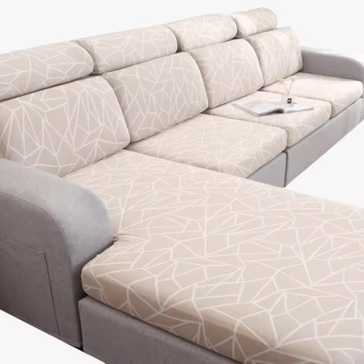 Coolazy-funda de cojín con estampado Floral para sofá, cubierta elástica para sala de estar, en forma de L, 1 unidad - 1