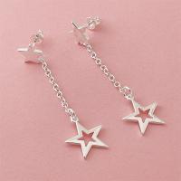 Pendientes ondulados chapados en plata, joyería de moda femenina, estilo minimalista, regalo de Navidad. - details 22