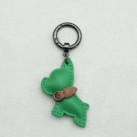 Precioso llavero de Bulldog Francés, Animal, perro, cachorro, colgador de perro de cuero PU, colgante de bolso de Bulldog de dibujos animados a la moda para mujer - details 22