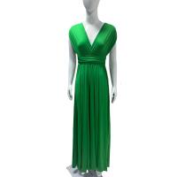 Vestido largo con vendaje sexy y espalda cruzada con múltiples correas y uso multidireccional - details 6