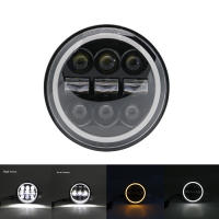 Faros LED para motocicleta y coche 5.75 pulgadas para Harley Sportster Iron 883 Dyna Triumph Street Speed Triple 5 3/4" H4 Faro Principal - details 30