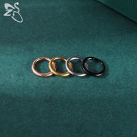 ZS-anillo redondo de acero inoxidable para la nariz, Piercings circulares para el tabique, joyería para el cartílago de la oreja, hélice, Concha, Color dorado, 16G, 8MM, 1 pieza - details 2