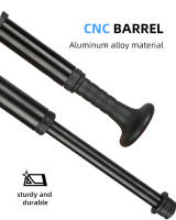 Bomba de alta presión para bicicleta de montaña, amortiguador de suspensión trasera con manómetro y botón de purga, CNC, 300psi - details 7