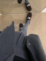 Mocasines perezosos con bloqueo de metal de un pedal, nuevos zapatos de cuero pequeños con plataforma de cabeza redonda de estilo británico - details 14