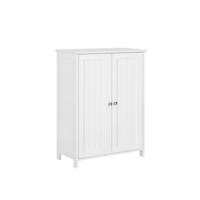 2 Puertas Armario de 4 Niveles para Zapatos Mueble Auxiliar con Cajón y Estantes Ajustables para Entrada de Salón 78 x 37 x 86 cm Blanco - details 11