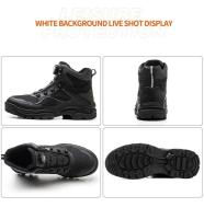 Botas de seguridad de invierno para hombre, ligeras y cómodas, punta de acero, zapatos de trabajo industriales antiperforación para exteriores, pie, 2025 - details 17