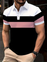 Verano suelto polo de manga corta simple negocio diario tops - details 8