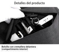Mochilas de Negocios de moda para hombres, bolsos de computadora casuales, 14 - 15,6 pulgadas - details 8