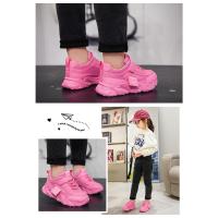 Zapatos deportivos de marca para niños, zapatillas transpirables de malla para niñas, zapatillas informales rosas para estudiantes, zapatillas antideslizantes para correr para niños - details 12