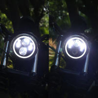 Faros LED para motocicleta y coche 5.75 pulgadas para Harley Sportster Iron 883 Dyna Triumph Street Speed Triple 5 3/4" H4 Faro Principal - details 5