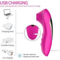 Vibradorador Mujer Juguetes Eróticos Pareja Sexuales succionador Clítoris Femenino con 10 Modos Vibración juguete sexual mujer masaje, 100% impermeable - details 2