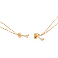 Nueva Cadena de Clavícula con Flecos de Calabaza Collar Versátil de Acero de Titanio con Cuentas de Oro Fulu de Lujo Ligero y de Alta Gama - details 2