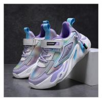 Zapatos de marca para niños, zapatillas de deporte para niñas, zapatos deportivos transpirables para niños, zapatillas de tenis cómodas informales de color rosa a la moda para uso diario - details 28