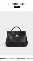 Bolso para mujer nuevo bolso de mano con lazo negro original bolso de mensajero portátil de gran capacidad para viajes diarios para mujer. - details 12