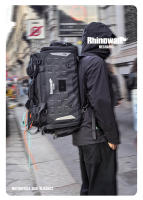 Rhinowalk-bolsa trasero para motocicleta, impermeable, 50-70L, bolsa de asiento trasero expandible, separación en seco y húmedo, mochila versátil, bolsillo para ordenador portátil de 14" - details 8