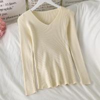 suéter de punto de manga larga para mujer, Jersey informal OL, otoño e invierno, 2025 - details 69