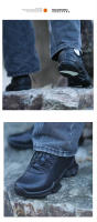Zapatos de los hombres zapatos deportivos transpirables al aire libre ligero resistente al desgaste zapatos casuales zapatos de caminar choque todoterreno zapatos de senderismo garantía de calidad de un año - details 3