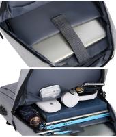 Mochila de negocios para hombre, versión coreana, bolsa de viaje de moda, mochila informal para estudiantes, minimalista y a la - details 43