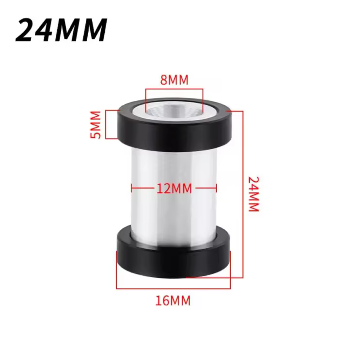 Aleación de aluminio MTB buje de choque trasero ID 8mm MTB piezas de amortiguador de bicicleta de montaña bicicleta de carretera OD 12mm - 1