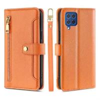 Funda protectora de cuero para cremallera magnética, cuerda colgante multifuncional a la moda, accesorios para teléfono Galaxy M62 F62 - details 10