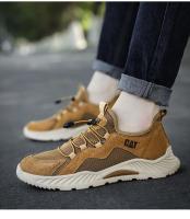 Zapatillas de Moda para Hombres al Aire Libre Zapatos Deportivos Transpirables Antideslizantes de Malla de Verano Calzado Casual de Marrón - details 8