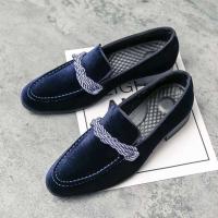 2023 zapatos cómodos del partido del ante del espectáculo del zapato de cuero de los hombres del Reino Unido del nuevo diseño de la moda - details 12