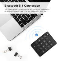 Mini Teclado Númerico Inalámbrico Compatible con Bluetooth 27 Teclas con Botones de Función para PC y Suministros de Contabilidad - details 5