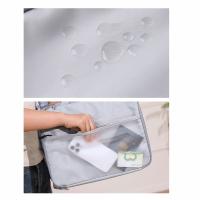 Bolsa de almacenamiento de sellos creativa, regalo perfecto, organizador de documentos Simple con múltiples ranuras, bolso con asa, estuche de almacenamiento de archivos, carpetas a4 - details 6