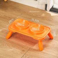 Cuencos dobles para comida de gato, cuenco de agua multifunción antideslizante, contenedor de comida para mascotas, cuenco de alimentación estable antideslizante para gatos, gatitos/cachorros/conejitos - details 11