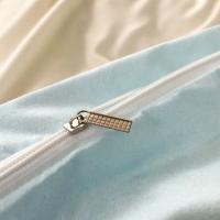 Juego de Ropa de Cama Estilo Coreano de Cuatro Piezas con Color Degradado Funda de Edredón Sábana y Fundas de Almohada para Cama Twin Queen King Super King - details 8
