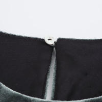 Bolso midi de terciopelo sin mangas para mujer, otoño informal con vestido liso - details 11