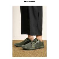 Zapatos descalzos minimalistas para hombre, zapatillas de punta ancha Zero Drop, malla transpirable, zapatos planos informales con cordones para caminar - details 13