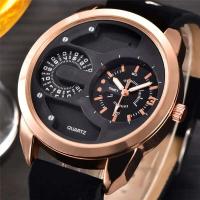 Reloj de Pulsera de Cuarzo Automático Estilo Casual de Moda para Hombres Correa de Nylon Negro - details 6