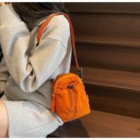 Bolso cruzado ligero para mujer, bolsa para botella de agua con cordón ajustable, estilo coreano, Color sólido, bolso pequeño para teléfono móvil, viaje - details 25