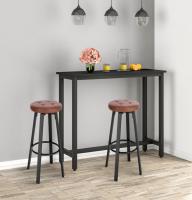2 unids/set taburete de Bar con asiento giratorio de piel sintética 4 patas de Metal taburete alto con reposapiés para comedor cocina cafetería - details 12