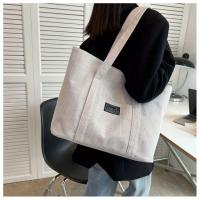 Bolso de mano de tela de cáñamo para mujer, bolso de hombro espacioso, bolso de mensajero versátil con cierre de cremallera, con múltiples bolsillos, para lavar a mano o limpiar en seco - details 10