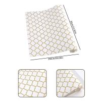 1 rollo de revestimiento para estantes, antideslizante para refrigerador, impermeable y cortable, almohadilla no adhesiva, gabinete a prueba de humedad - details 5