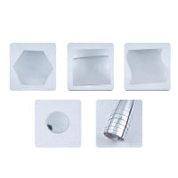 Pegatina de espejo para pared, lámina autoadhesiva rectangular para decoración de habitación, películas para muebles de alta calidad, 50x50cm - details 7