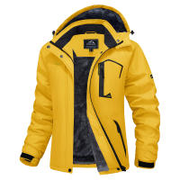 MAGCOMSEN-Chaqueta de esquí impermeable para mujer, abrigo de nieve con aislamiento, cálido, a prueba de viento, con capucha, forrado de lana, Invierno - details 15