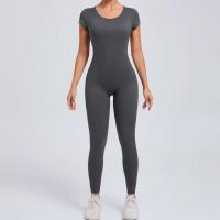 Monos Deportivos Fiess para Mujer 2024 Conjunto de Yoga Activo en Gris, Negro, Rojo, Marrón, Naval - details 19