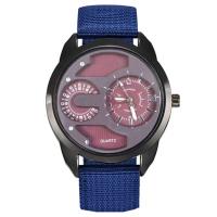 Reloj de Pulsera de Cuarzo Automático Estilo Casual de Moda para Hombres Correa de Nylon Negro - details 19