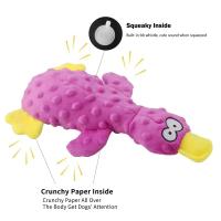 Juguete de Peluche Suave de Pato Juguete Interactivo para Cachorros Diversión de Mordisco - details 2