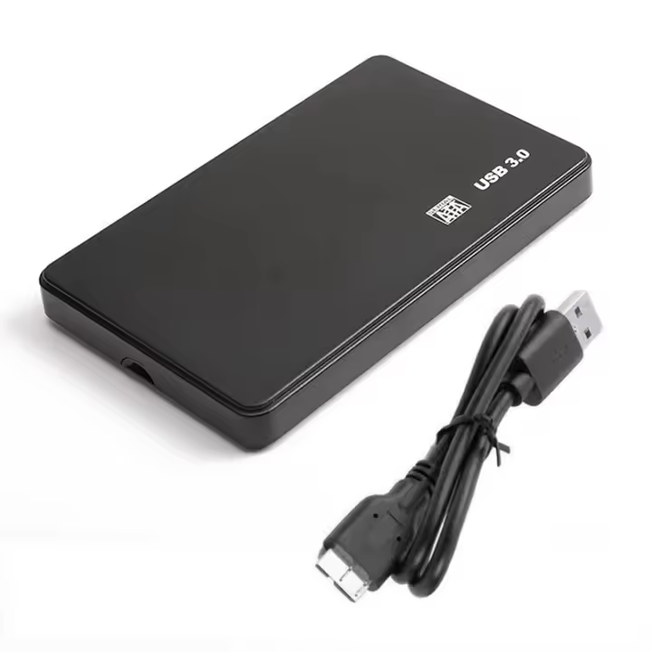 Carcasa de disco duro USB 3,0 para PC, carcasa de HDD de 2,5 pulgadas, 5gbps, con cierre externo, SATA - 1