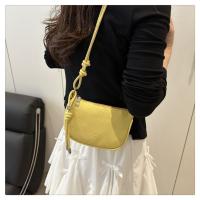 Bolso de hombro exquisito de moda para mujer, bolso cruzado pequeño de cuero PU, Mini bolso de viaje de Color sólido para uso diario - details 3