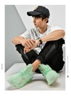 Gran oferta de zapatillas informales moradas a la moda, zapatillas para correr con cuchilla para hombre y mujer, talla grande 48, zapatillas deportivas ligeras y transpirables, zapatillas deportivas de malla para hombre - details 23