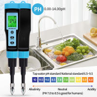 Medidor de PH de los alimentos, medidor profesional de alta precisión, temperatura, Sensor de pH, Analizador de acidez para carne, enlatado, queso, masa, agua, 0,00 ~ 14.00pH - details 9